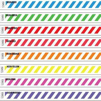 3/4" Design Stripes Wristband Tyvek