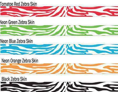 3/4" Zebra Design Tyvek Wristband