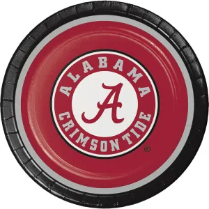 Alabama Crimson Tide Paper Plates (8/Pkg)