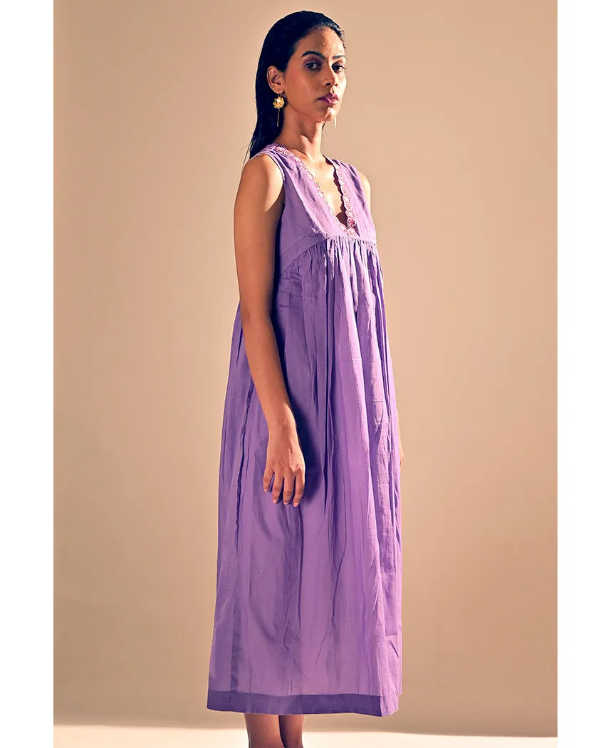 Amethyst Gathered Dress