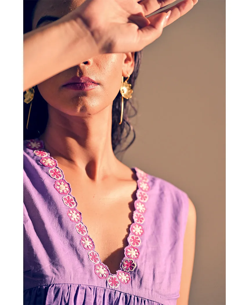 Amethyst Gathered Dress