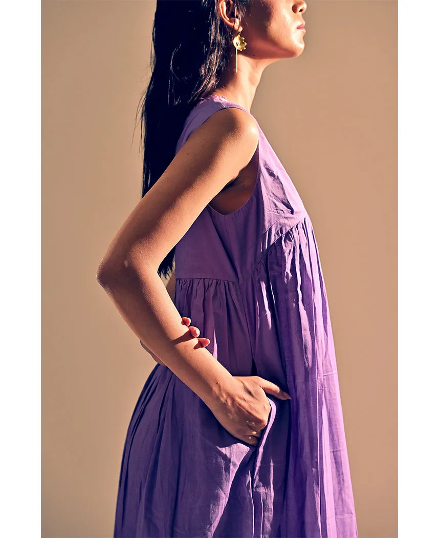Amethyst Gathered Dress
