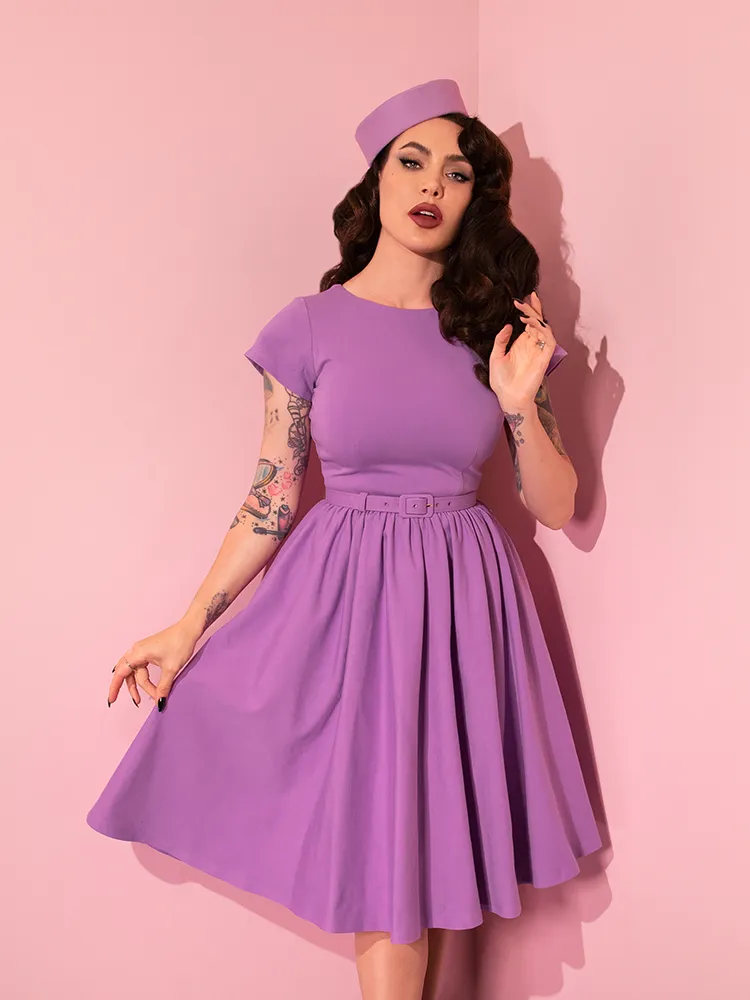 Avon Swing Dress in Lilac - Vixen by Micheline Pitt