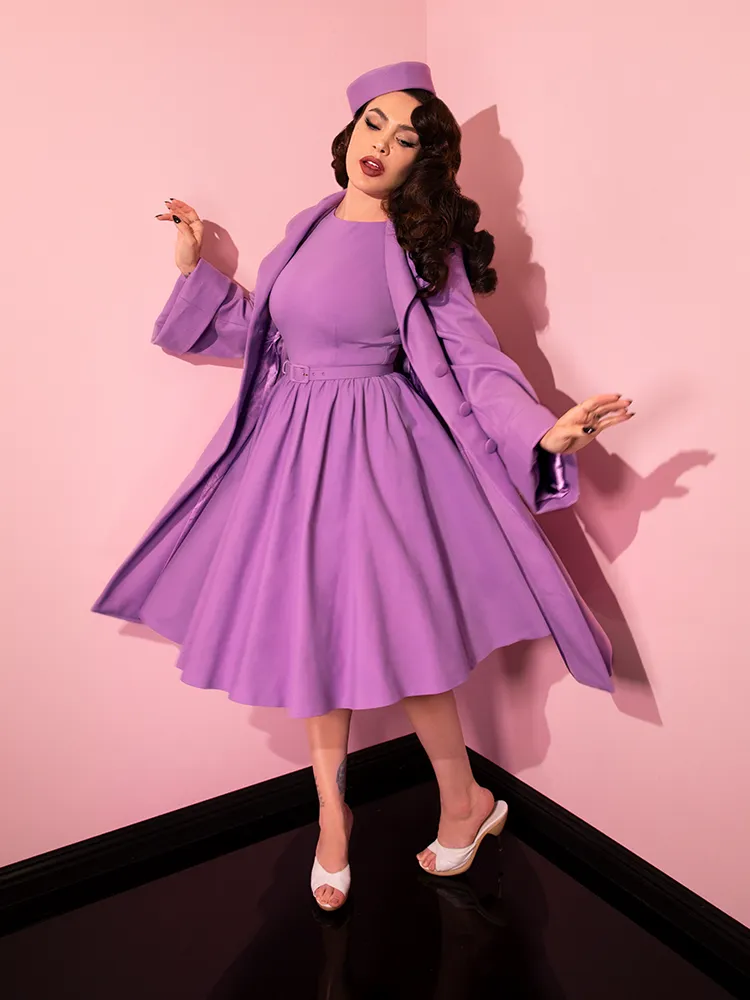 Avon Swing Dress in Lilac - Vixen by Micheline Pitt