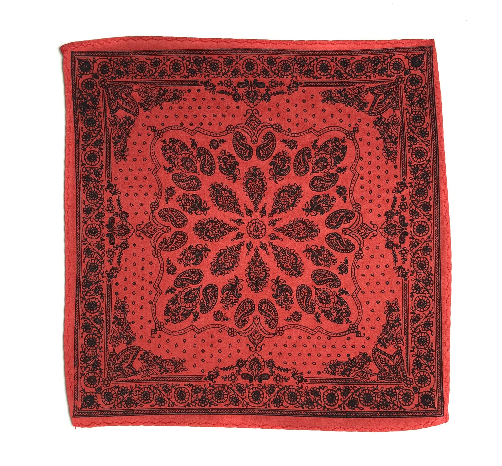 Bandana Print Pocket Square