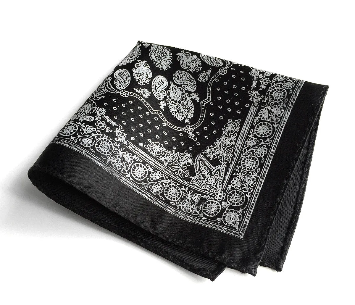 Bandana Print Pocket Square