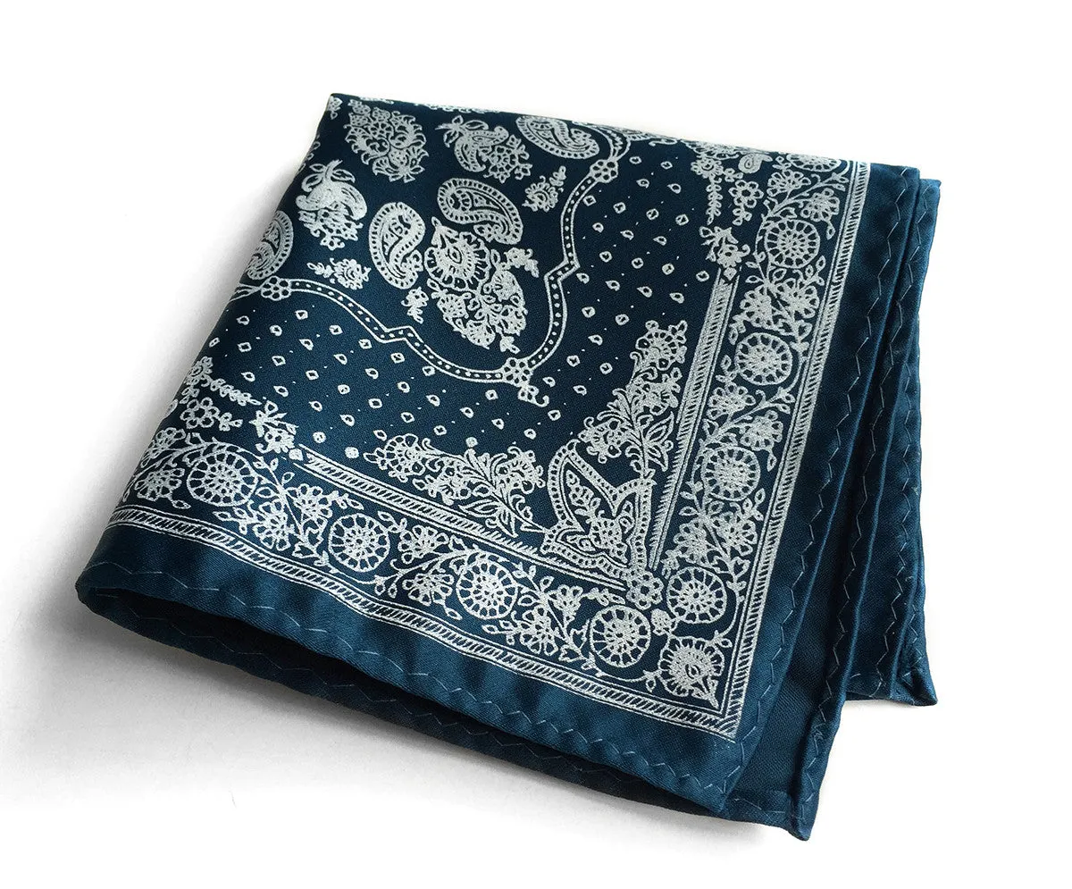 Bandana Print Pocket Square