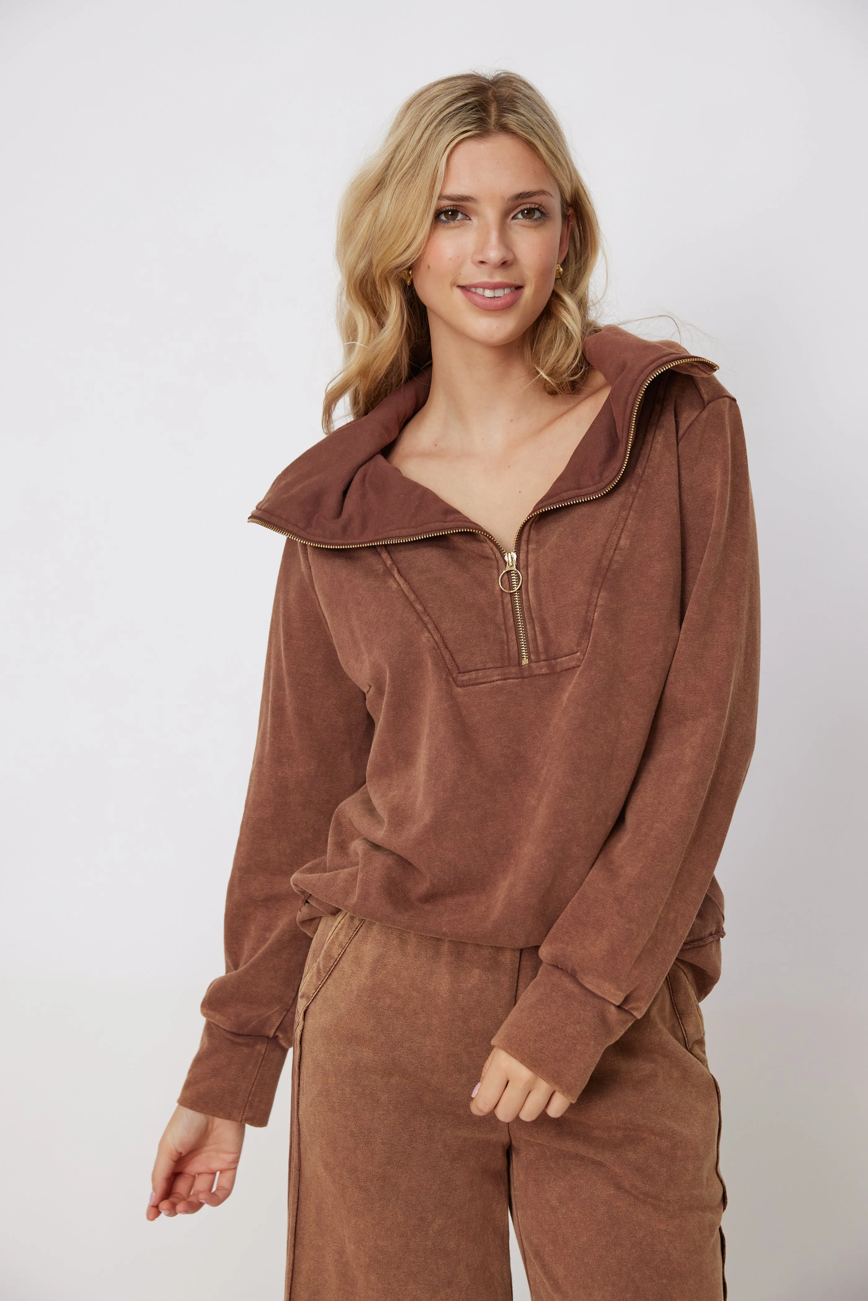 Brett Half Zip Pullover