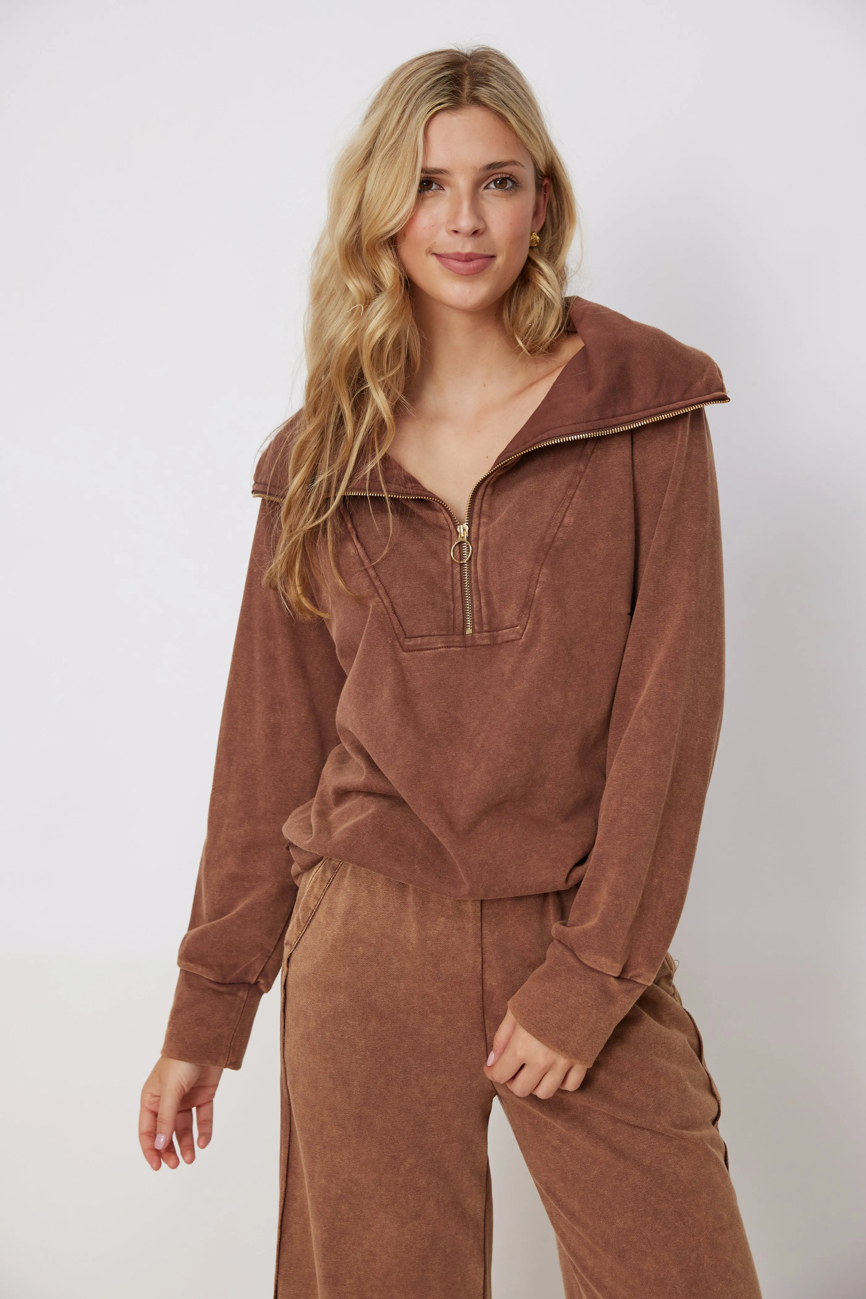 Brett Half Zip Pullover