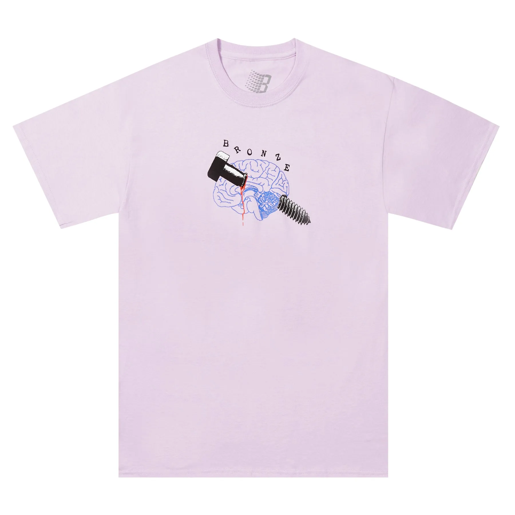 BRONZE BOLT BRAIN TEE LAVENDER
