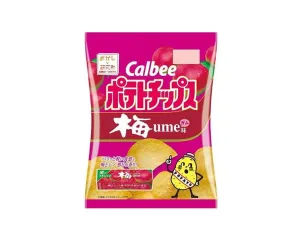Calbee X Lotte Plum Gum Flavor Potato Chips