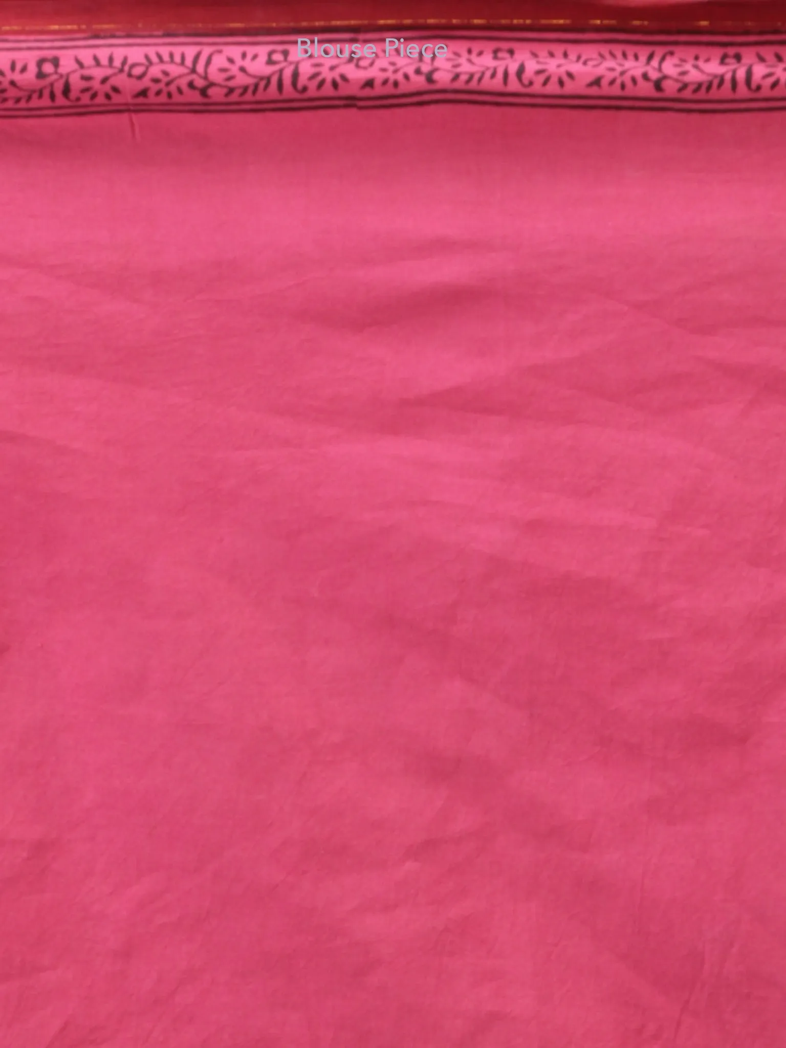 Crimson Red Pink Bagh Printed Maheshwari Cotton Saree - S031704207