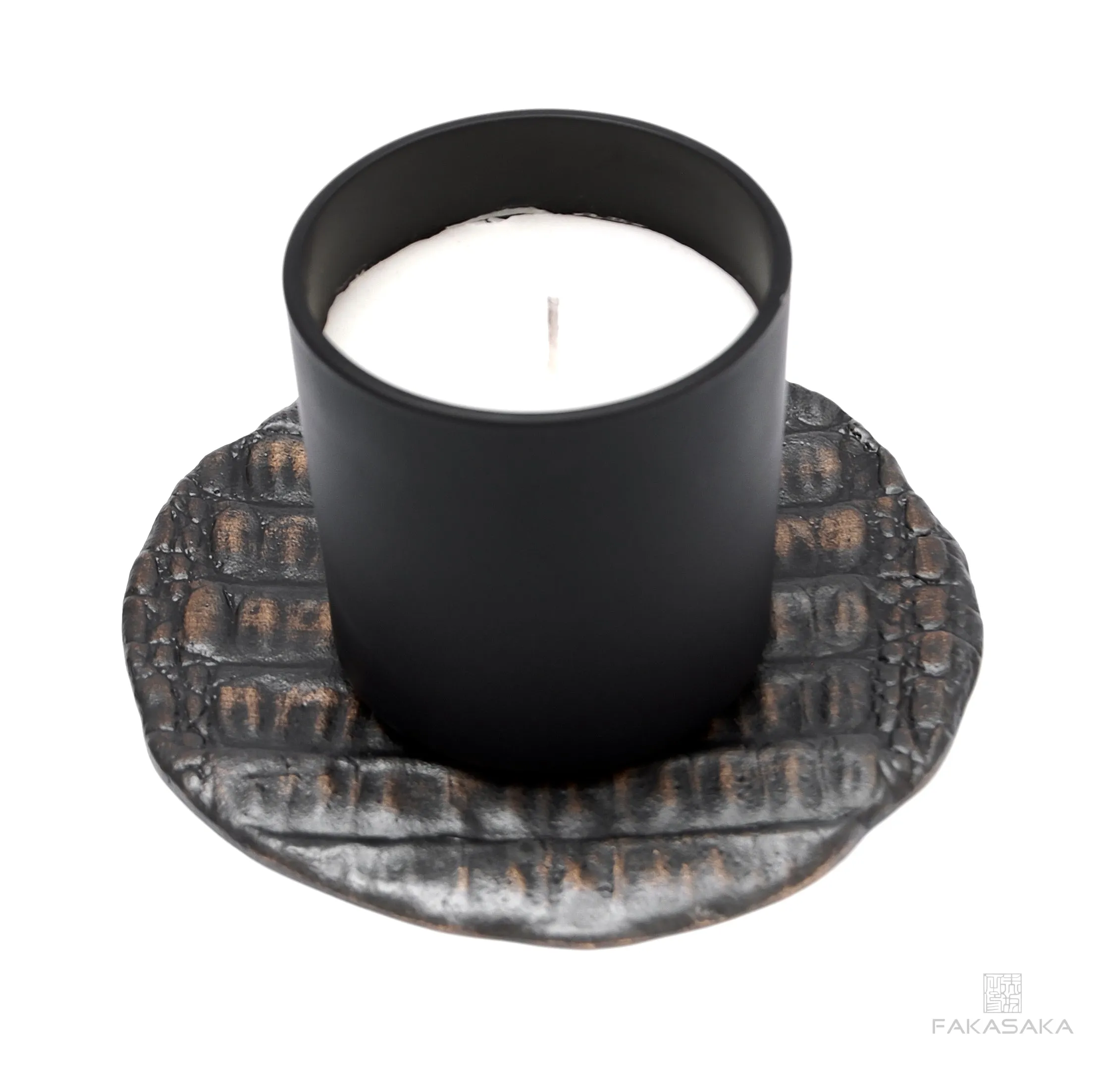 CROCODILE COASTER 1<br><br>CUP COASTER  / BOTTLE COASTER  / CANDLE TRAY / SMALL TRAY<br><br>BLACKBROWN BRONZE