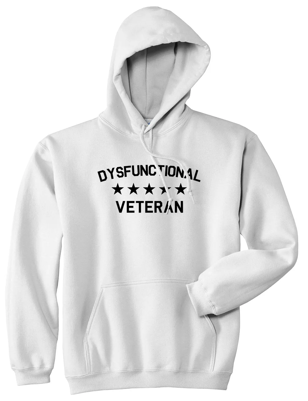Dysfunctional Veteran Mens Pullover Hoodie