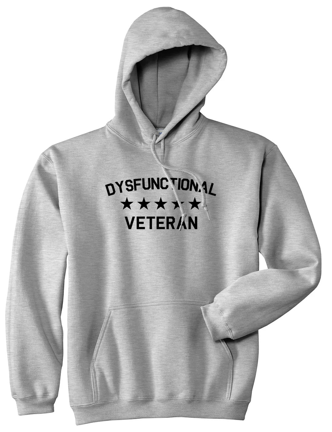 Dysfunctional Veteran Mens Pullover Hoodie