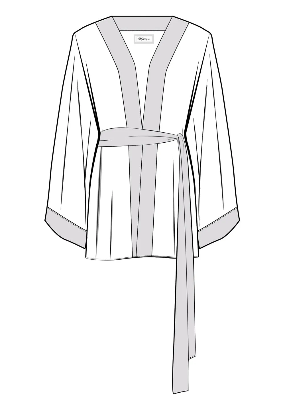 Euphoria – Forbidden Fruit Kimono (Neon Orange)