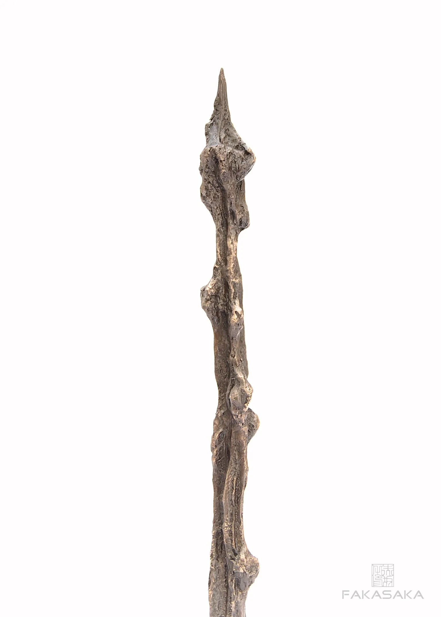 GUI<br><br>CANDLESTICK / SCULPTURE<br><br>BLACKBROWN BRONZE