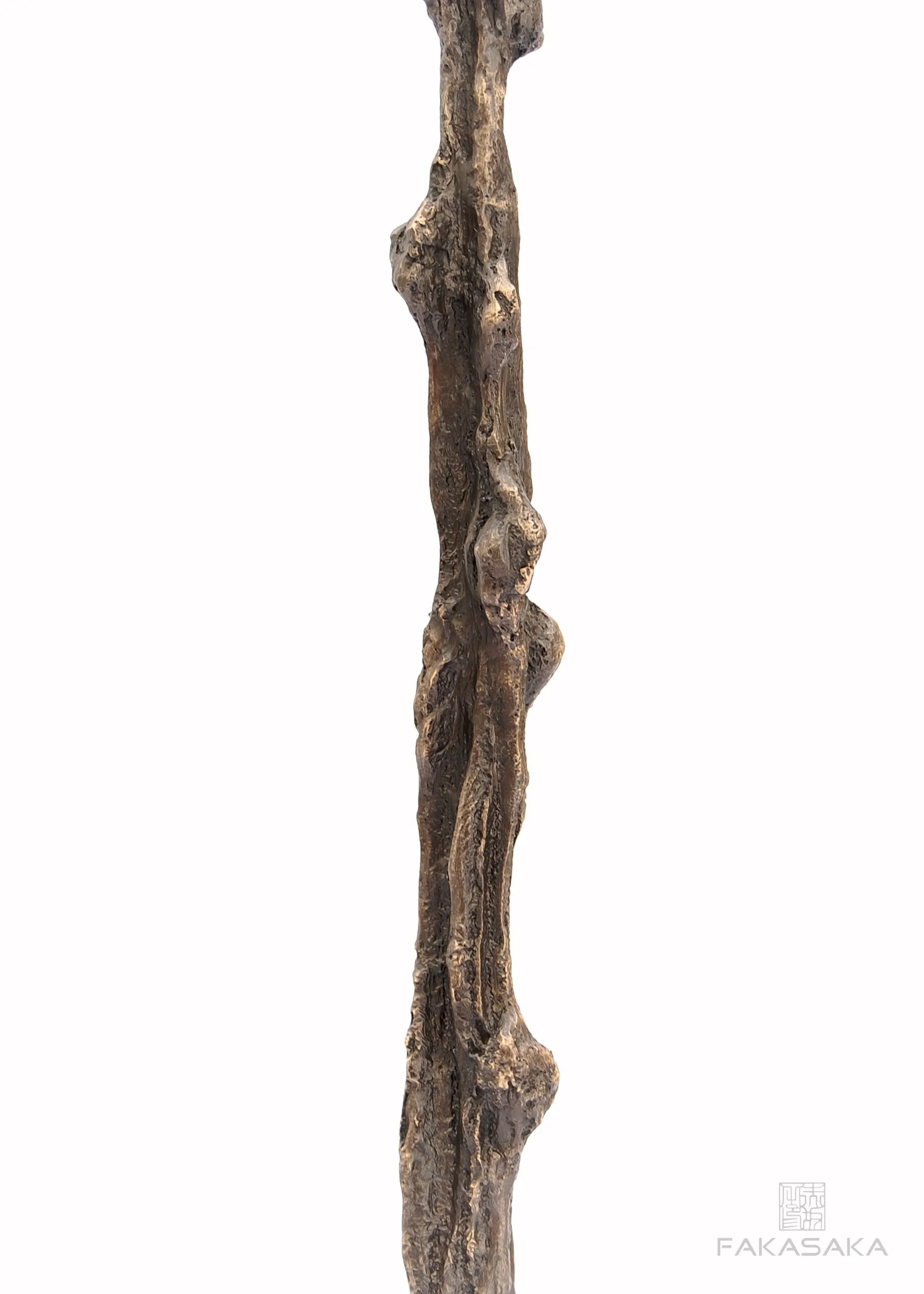 GUI<br><br>CANDLESTICK / SCULPTURE<br><br>BLACKBROWN BRONZE
