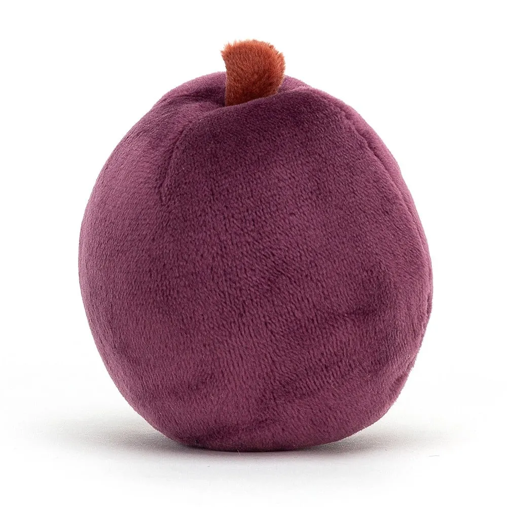 “Delightful Jellycat Fabulous Fruit Plush Plum - Soft Stuffed Toy for Kids”