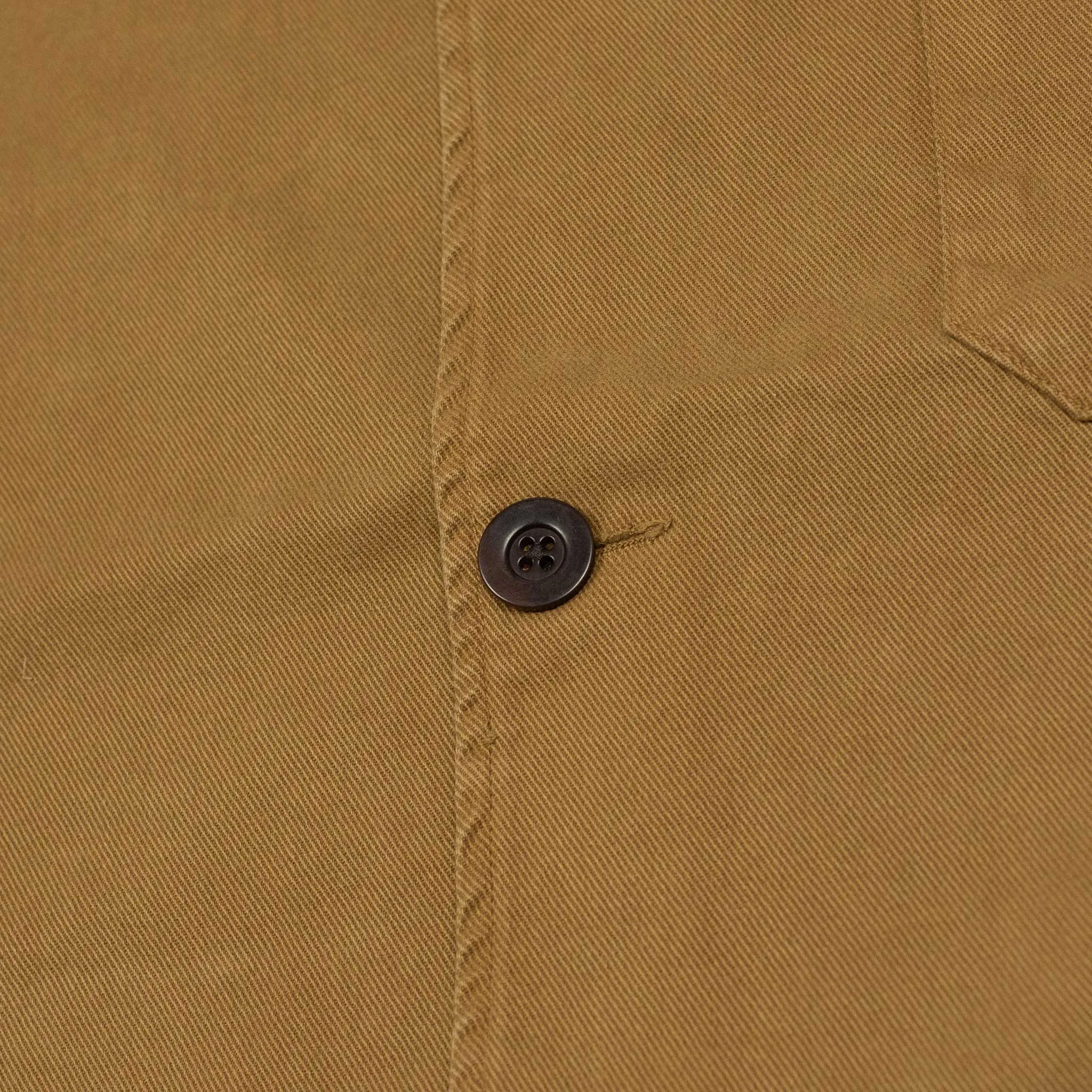 Labura unlined chore jacket in bronze cotton twill