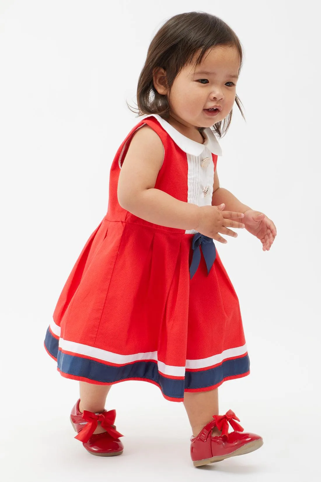 One Friday Red Sailor Dress