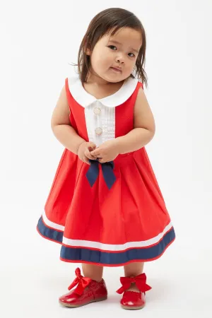 One Friday Red Sailor Dress