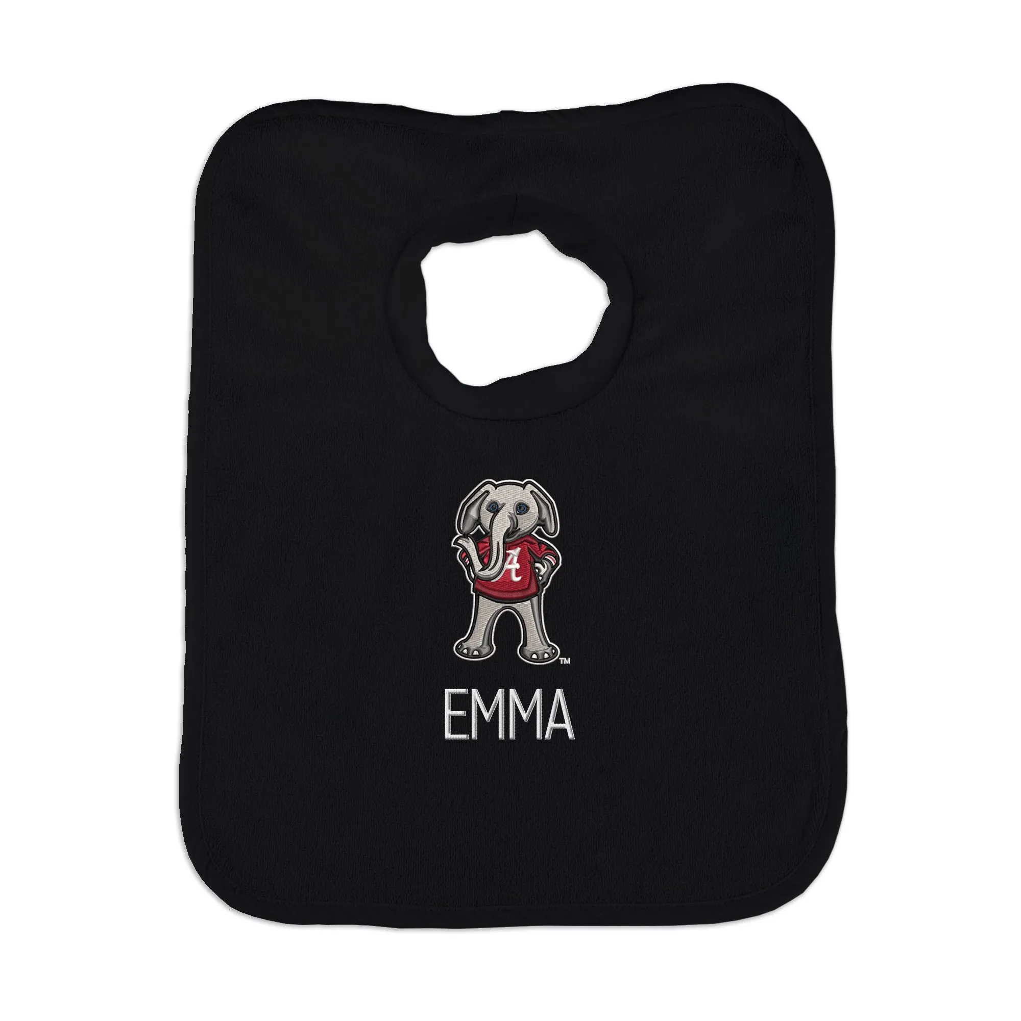 Personalized Alabama Crimson Tide Big Al Bib