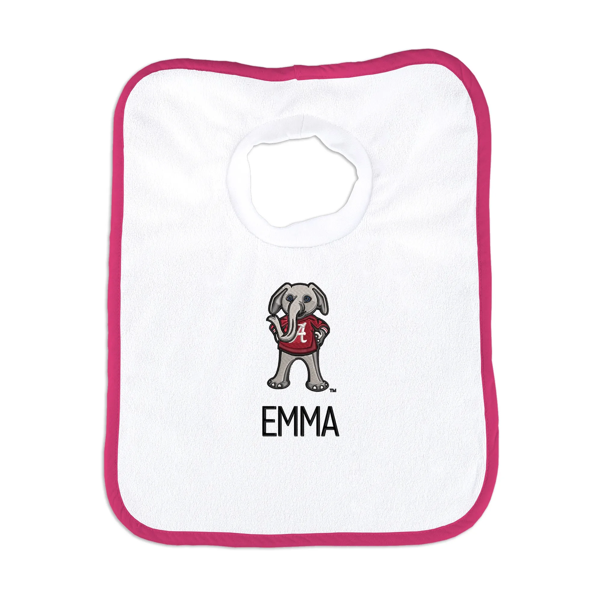 Personalized Alabama Crimson Tide Big Al Bib