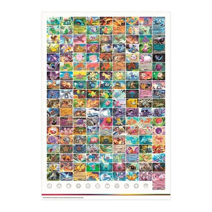 Pokémon TCG: Scarlet & Violet 3.5: 151 Poster Collection