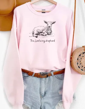 Psalm 23:1 Sweatshirt, Christian Sweatshirt, Christian Gift Crewneck, Christian Apparel, Faith Sweatshirts/Hoodies