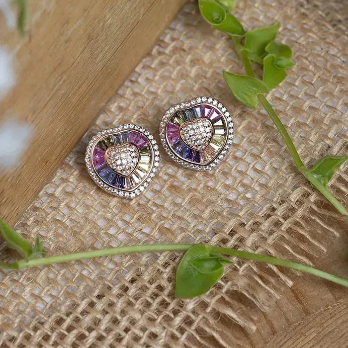 Radiant Heart Harmony Earrings