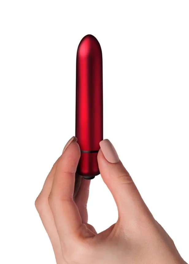 Rocks-Off Truly Yours Scarlet Velvet Bullet Vibrator (90 mm)