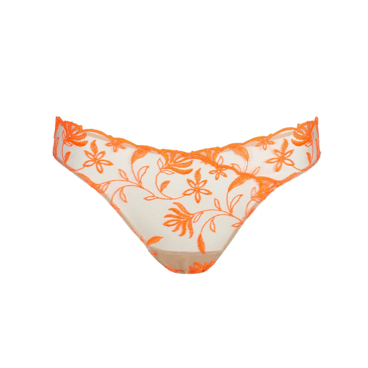 Shay Rio Briefs in Orange Shock