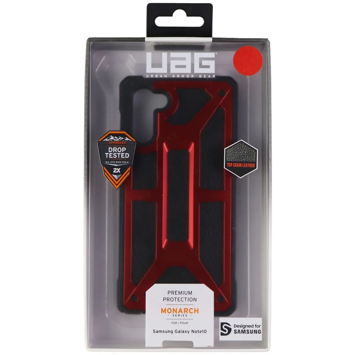 Urban Armor Gear Monarch Series Case for Samsung Galaxy Note10 - Crimson Red