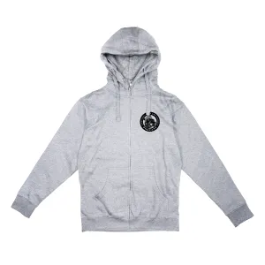 Wheeling Wine and Whiskey - MONOCHROME - ZIP HOODIE